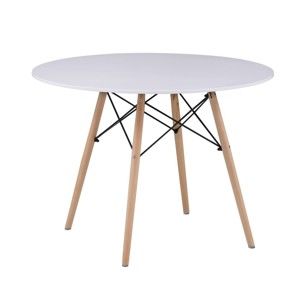 Bílý jídelní stůl Orion, ⌀ 100 cm