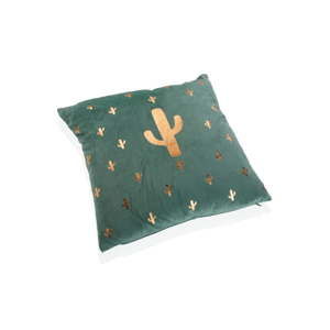 Zelený bavlněný polštář Versa Cactus, 41 x 41 cm