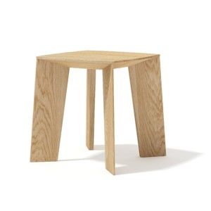 Konferenční stolek z masivního dubového dřeva Javorina Tin Tin, 35 cm