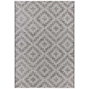 Krémovo-šedý koberec vhodný do exteriéru Elle Decor Curious Creil, 115 x 170 cm