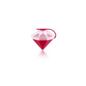 Růžová silikonová forma ve tvaru diamantu Lékué Mold