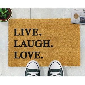 Rohožka Artsy Doormats Live Laugh Love, 40 x 60 cm