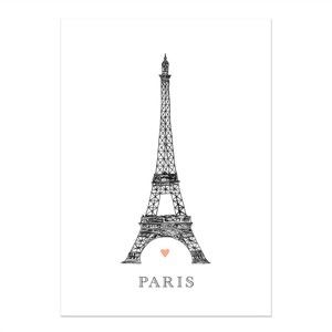 Plakát Leo La Douce Tour Eiffel, 21 x 29,7 cm
