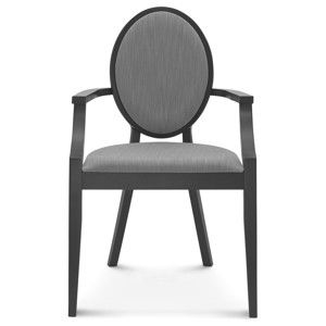 Černá dřevěná židle Fameg Susanne