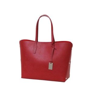 Červená kabelka z pravé kůže Andrea Cardone Eulalia