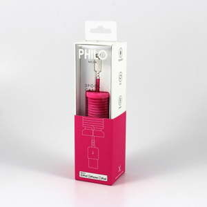 Růžový nabíjecí USB kabel pro Apple Philo Energy, délka 1 m