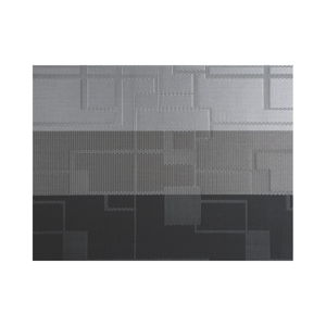 Šedé plastové prostírání Tiseco Home Studio Chiné Stripe, 30 x 45 cm
