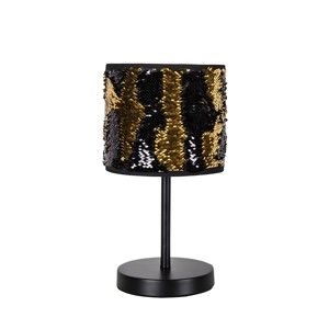 Stolní lampa v černé a zlaté barvě Globen Lighting Bling, ø 18 cm