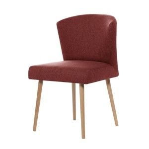 Cihlově červená jídelní židle My Pop Design Richter