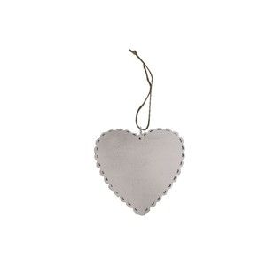 Závěsná dekorace Antic LineRomantic Heart, šířka 12 cm