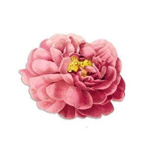 Dekorativní prostírání z jutových vláken Madre Selva Pink Flower
