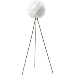 Bílá volně stojící lampa Kare Design Triangle, 160 cm