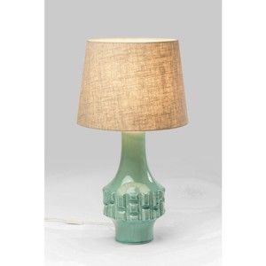 Tyrkysová stolní lampa Kare Design Braid