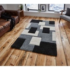Šedý koberec Think Rugs Fashion, 120 x 170 cm