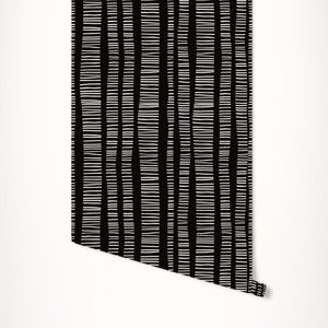 Černá samolepicí tapeta LineArtistica Brenda, 60 x 300 cm