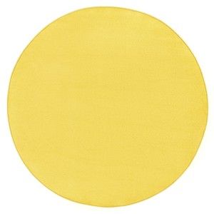 Žlutý koberec Hanse Home, ⌀ 133 cm