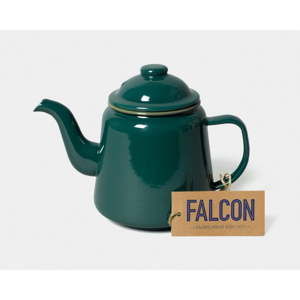 Zelená smaltovaná čajová konvička Falcon Enamelware, 1 l