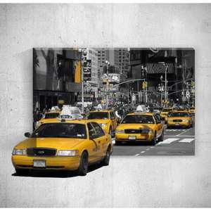Nástěnný 3D obraz Mosticx Yellow Taxis, 40 x 60 cm