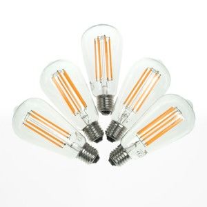 Sada 5 LED žárovek Bulb Attack MARINE Linear, E27 6,5 W