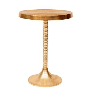 Odkládací stolek ve zlaté barvě Miloo Home Vergil