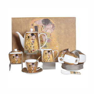 15-ti dílný čajový set HOME ELEMENTS Klimt Solei