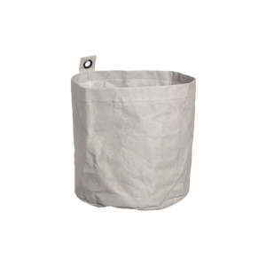 Šedý úložný koš na prádlo z omyvatelného papíru Furniteam Home, ⌀ 23 cm