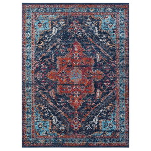 Tmavě modro-červený koberec Nouristan Azrow, 120 x 170 cm