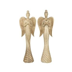 Sada 2 dekorativních sošek Parlane Angel