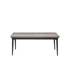 Konferenční stolek v dekoru šedého dřeva Monobeli Tristan, 60 x 110 cm