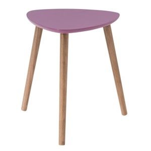 Růžový odkládací stolek Nomad