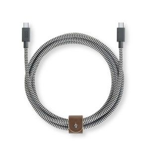 Nabíjecí kabel USB C Native Union Belt Cable Zebra, délka 2,4 m