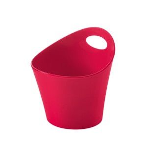 Červená plastová úložná nádoba Koziol Pottichelli, 1,2 l