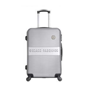 Světle šedý cestovní kufr na kolečkách GERARD PASQUIER Mirego Valise Grand, 95 l