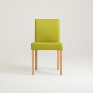 Zelená židle s přírodními nohami Custom Form Wilton