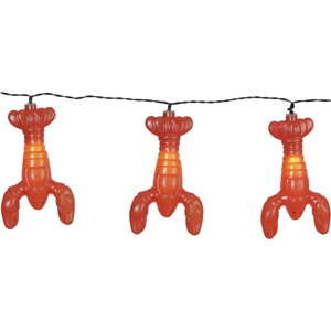 Světelný LED řetěz vhodný do exteriéru Best Season Lobster Family, 8 světýlek