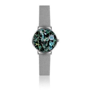Dámské hodinky s páskem z nerezové oceli ve stříbrné barvě Emily Westwood Garden