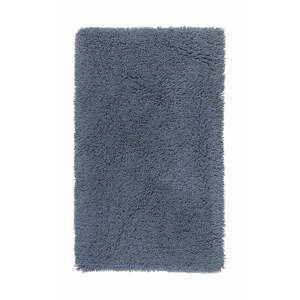 Ocelově modrá koupelnová předložka z organické bavlny Aquanova Mezzo, 70 x 120 cm