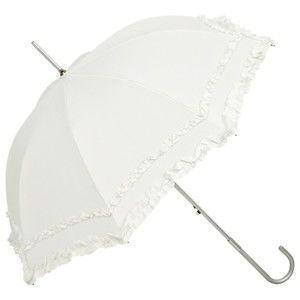 Světle béžový holový deštník Von Lilienfeld Plain Mary, ø 90 cm