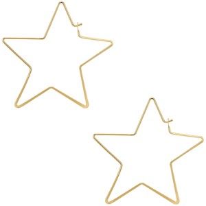 Dámské náušnice zlaté barvy Tassioni Stars