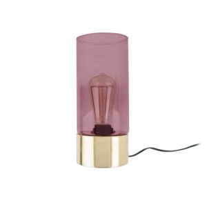 Růžová stolní lampa Leitmotiv LAX
