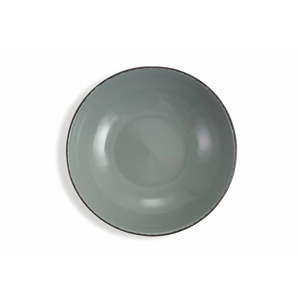 Sada 6 tmavě šedých polévkových talířů z kameniny Villa d'Este Canapa