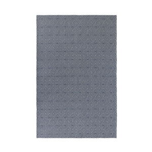 Modrý bavlněný koberec Flair Rugs Pappel, 114 x 170 cm