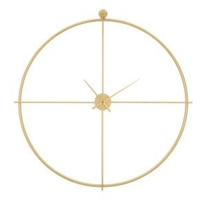 Nástěnné hodiny ve zlaté barvě Mauro Ferretti Devoria, ⌀ 100 cm
