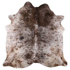 Pravá hovězí kůže Arctic Fur Salt and Pepper, 209 x 204 cm