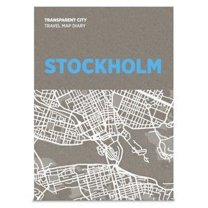 Mapa na popisky Palomar Transparent City Stockholm