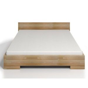Dvoulůžková postel z bukového dřeva s úložným prostorem SKANDICA Spectrum Maxi, 140 x 200 cm