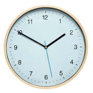 Modré nástěnné hodiny Hübsch Bell, ø 31 cm
