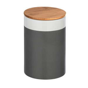 Keramický úložný box s bambusovým víkem Wenko Malta, 1,45 l