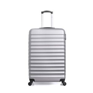 Cestovní kufr ve stříbrné barvě na kolečkách Hero Meropi, 60 l