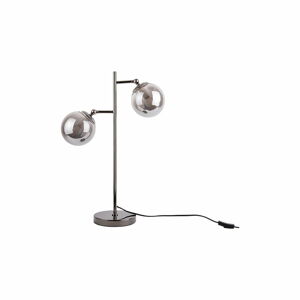 Stolní lampa ve stříbrné barvě Leitmotiv Shimmer, výška 64 cm